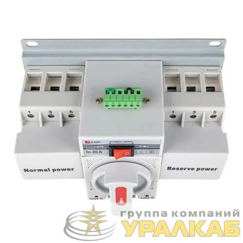 Устройство автоматического ввода резерва АВР 3п C 40А 400В MCB PROxima EKF ats-mcb-40c-3p-pro детальная картинка