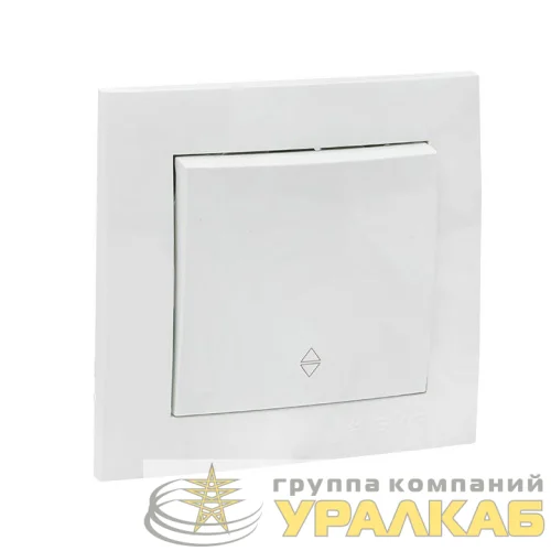 Переключатель проходной 1-кл. СП Валенсия 10А IP20 бел. PROxima EKF EWV10-025-10 детальная картинка