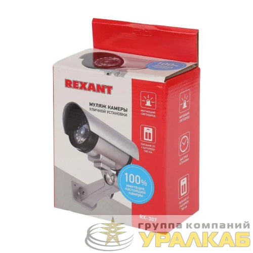 Муляж видеокамеры уличной установки RX-307 Rexant 