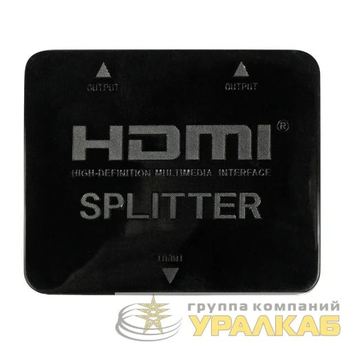 Делитель HDMI 1х2 пластиковый корпус Rexant 17-6951 детальная картинка