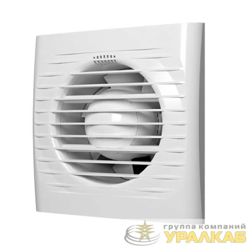 Вентилятор вытяжной осевой 100мм 14Вт шнур бел. AURAMAX 