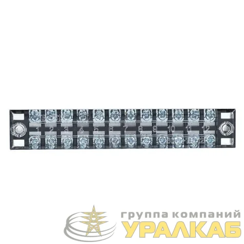Терминал клеммный TB-1512 до 1.5кв.мм 15А 12 клеммных пар EKF tb-1512 детальная картинка
