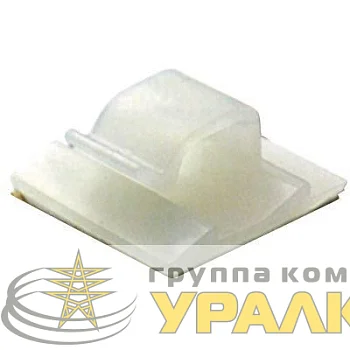 Клипса самокл. 12.3х8х12 бел. акрил (уп.100шт) DKC 254323MV