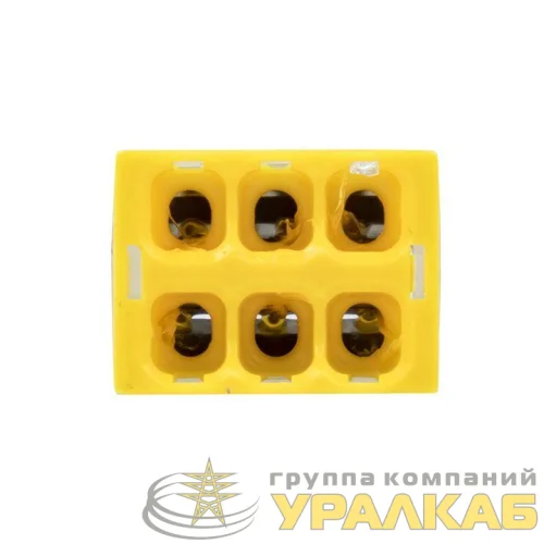 Клемма строительно-монтажная СМК 2273-246 6-проводная 0.5-2.5кв.мм с пастой (уп.50шт) PROxima EKF 