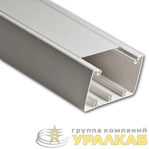 Кабель-канал 100х60 L2000 пластик бел. Ruvinil РКК-100х60 детальная картинка