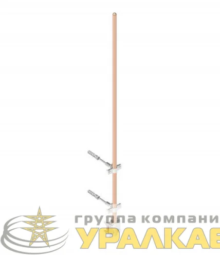 Молниеприемник с держателями (дл.1.5м) медь DKC NL7150CU детальная картинка