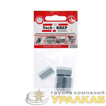 Гайка соединительная М8 цинк. DIN 6334 (уп.4шт) пакет Tech-Krep 112283
