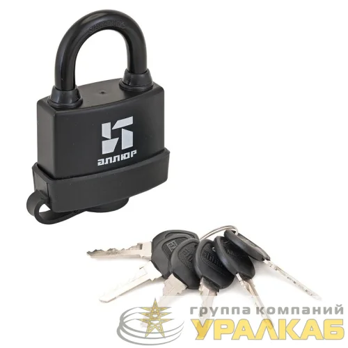 Замок навесной ВС1Ч-375П всепогодный. 6кл. d8.5мм Аллюр 6776 детальная картинка