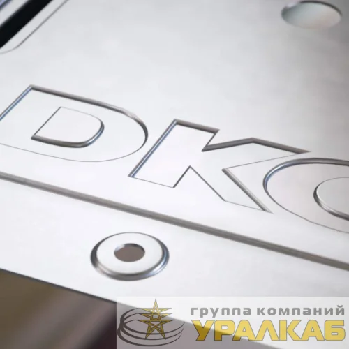 Лоток листовой перфорированный 100х100 L3000 сталь 1мм цинк-ламель DKC 