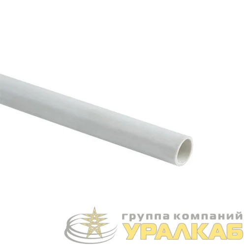 Труба гладкая ПВХ жесткая d16мм бел. (дл.2м) PROxima EKF trg-16w-2m детальная картинка