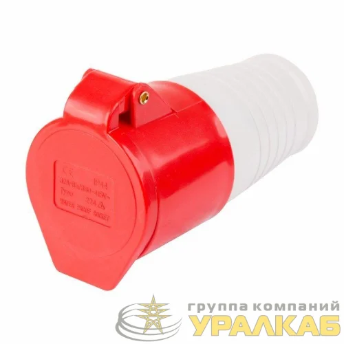 Розетка 224 переносная 3Р+РЕ 32А 380В IP44 Rexant 11-8922 детальная картинка