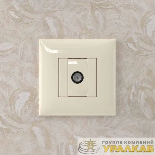 Розетка телевизионная оконечная TV СП Avanti "Ванильная дымка" DKC 