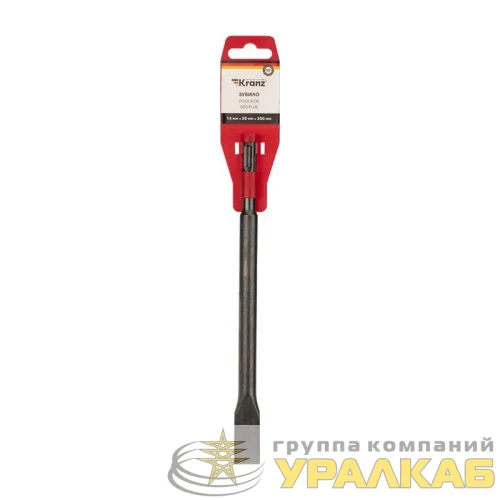 Зубило плоское 14х20х250мм SDS PLUS Kranz KR-91-0207 детальная картинка