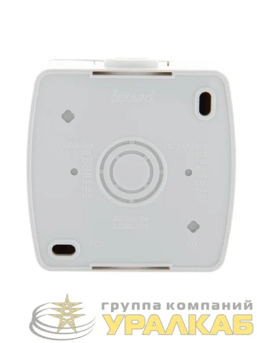 Выключатель 1-кл. ОП Nata 10А IP20 бел. LEZARD 710-0200-100 детальная картинка
