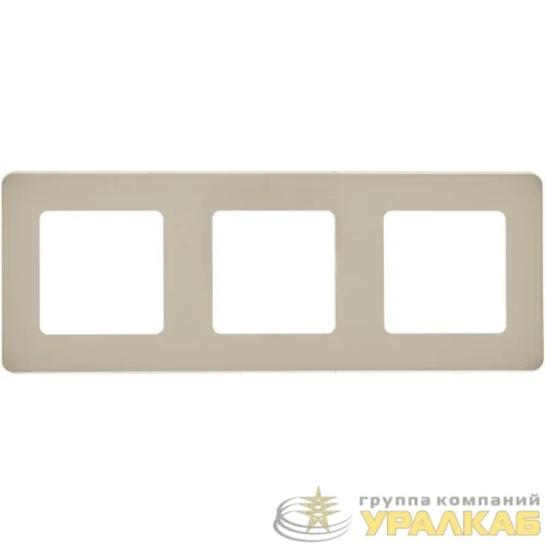 Рамка 3-м Inspiria сл. кость IEK 