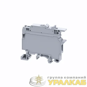 Клемма для предохранителей винтовая OptiClip CF-4-HESI (5х20) 6.3А (0.2-6) сер. КЭАЗ 289796