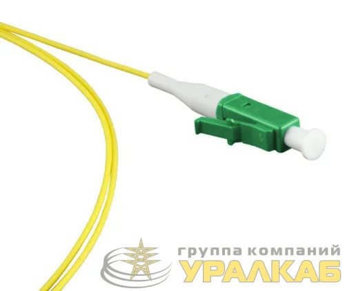 Пигтейл FPT-B9-9-LC/UR-1M-LSZH-YL волоконно-оптический SM 9/125 (OS2) LC/UPC 1м LSZH Hyperline 36771 детальная картинка