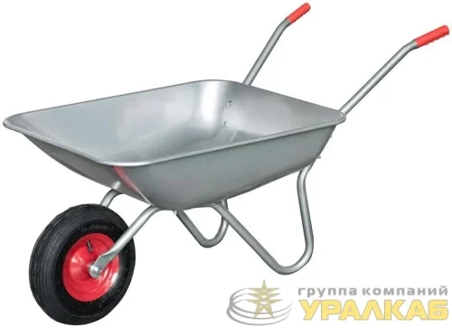 Тачка садовая 65л грузоподъемность 100кг FIT 77543 детальная картинка