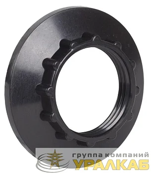 Кольцо к патрону E14 пластик черн. IEK EKP20-02-02-K02
