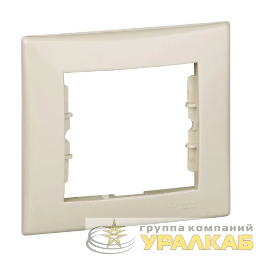 Рамка 1-м Sedna беж. SchE 