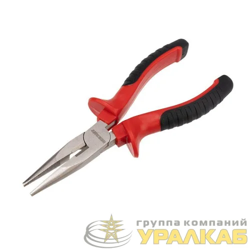 Тонкогубцы 160мм двухкомпонентн. рукоятки никелир. Rexant 