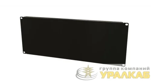 Фальш-панель BPV-4-RAL9005 на 4U черн. (RAL 9005) Hyperline 