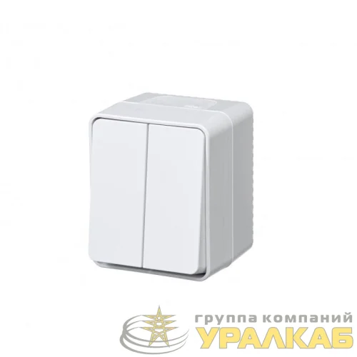 Выключатель 2-кл. ОП AtlasDesign Profi54 IP54 10AX бел. SE ATN540151 детальная картинка
