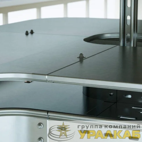 Крышка для лотка осн.200 L3000 сталь 1мм с заземл. оцинк. DKC 