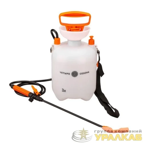 Опрыскиватель садовый помповый для растений и цветов 3л ЧЕТЫРЕ СЕЗОНА 
