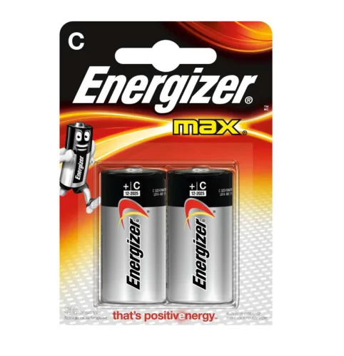 Элемент питания алкалиновый MAX LR14/343 BL2 (2/12/24) (блист.2шт) Energizer 28646 детальная картинка