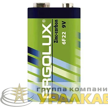 Элемент питания солевой "крона" 6F22 SR1 6F22SR1 9В Ergolux 12443