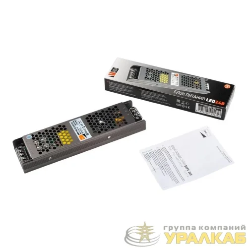 Блок питания для светодиодной ленты 240Вт 10А 24В IP20 BSPS метал. Pro+ JazzWay 