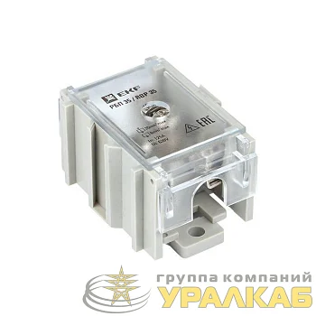 Блок распределительный проходной РБП 35 (1х35-4х6кв.мм) 125/50А PROxima EKF RBP-35-50