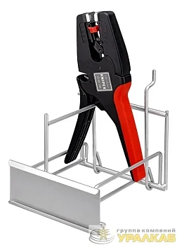 Стриппер автоматический зачистка: d 0.03-10мм (AWG 32-7) рез кабеля: ож 6 кв.мм мж 10 кв.мм L-195мм Knipex 