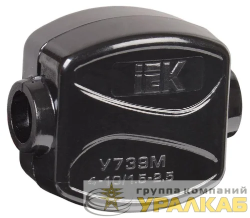 Зажим ответвительный У-739М (4-10/1.5-2.5кв.мм) IP20 IEK UKZ-ZO-739M детальная картинка