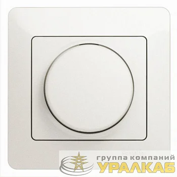 Светорегулятор (диммер) Glossa LED RC 630Вт/В.А в сборе перламутр SchE GSL000637 Светорегулятор (диммер) Glossa LED RC 630Вт/В.А в сборе перламутр SchE GSL000637