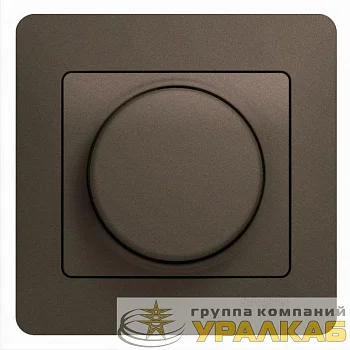 Светорегулятор (диммер) Glossa LED RC 630Вт/В.А в сборе шоколад SchE GSL000837 Светорегулятор (диммер) Glossa LED RC 630Вт/В.А в сборе шоколад SchE GSL000837
