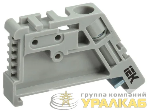 Ограничитель на DIN-рейку пластик. IEK YXD12 детальная картинка