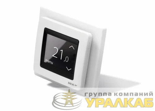 Терморегулятор DEVIreg Touch 16А с комбинацией датчиков бел. DEVI 140F1064 детальная картинка