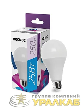 Лампа светодиодная A65 25Вт 6500К E27 220В КОСМОС LkecLED25wA65E2765