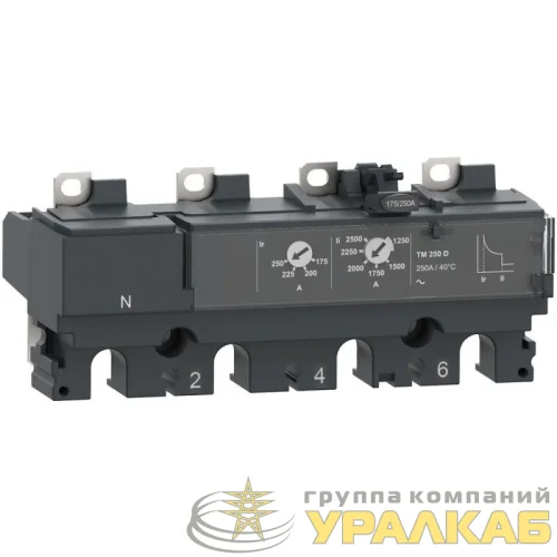 Расцепитель NSX160 AC 4П4Т 160А TMD SchE C164TM160 детальная картинка