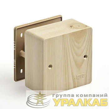 Коробка универсальная для кабель-каналов 85х85х42 сосна (светл. основа) IP40 Ruvinil 65015-27М