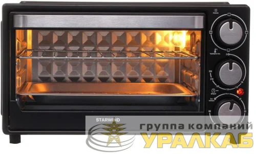 Мини-печь SMO2001 18л. 1300Вт черн. STARWIND 1200249 детальная картинка