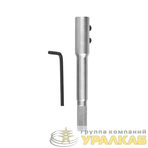 Удлинитель сверла винтового по дереву 140мм шестигранный хвостовик Kranz KR-91-0783 детальная картинка