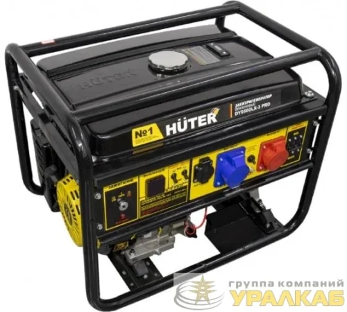 Электрогенератор DY9500LX-3 PRO-электростартер 380В/220В Huter 