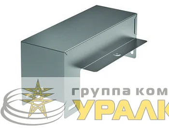 Ответвитель-крышка Т-образный вертикальный вниз DDS 150/50 в комплекте с крепеж. эл. DKC 