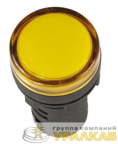 Лампа светосигнальная AD16DS d16мм 24В AC/DC желт. IEK BLS10-ADDS-024-K05-16 детальная картинка