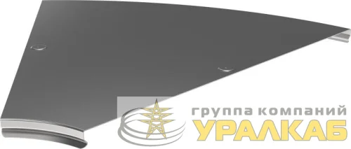 Крышка угла плавного 45град. тип Г01 ESCA 400мм IEK CPG01D-0-45-400-08 детальная картинка