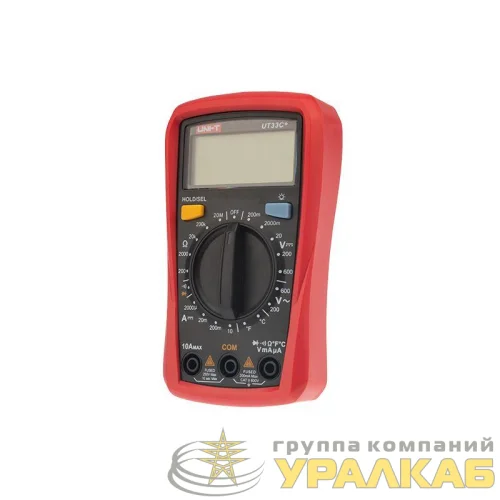 Мультиметр портативный UT33C+ с измер. температуры прозвонка UNI-T 13-0057 детальная картинка