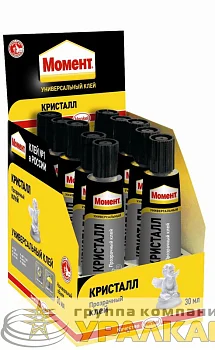 Клей "Момент Кристалл" 30мл шоу-бокс Момент C0036325